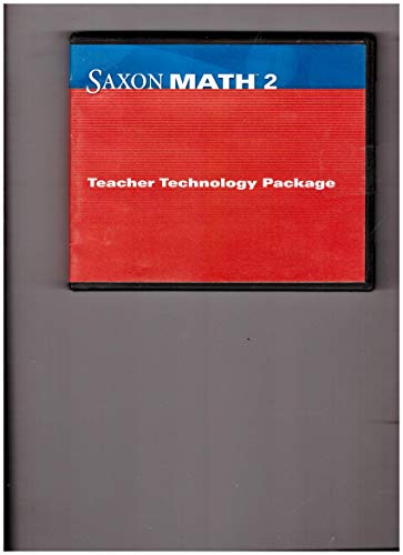 Saxon Math 2: Technology Pack