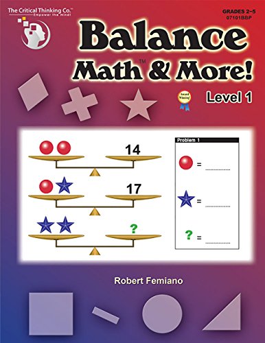 Critical Thinking Press CTB07101BBP Balance Math & More Level 1 - Click to Buy
