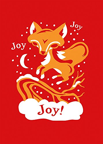 Jumping Joy Fox by Furturtle Show Prints Boxed Holiday Cards, set of 12 - Click to Buy