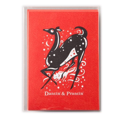 Dancing Deer by Furturtle Show Prints Boxed Holiday Cards, set of 12 - Click to Buy