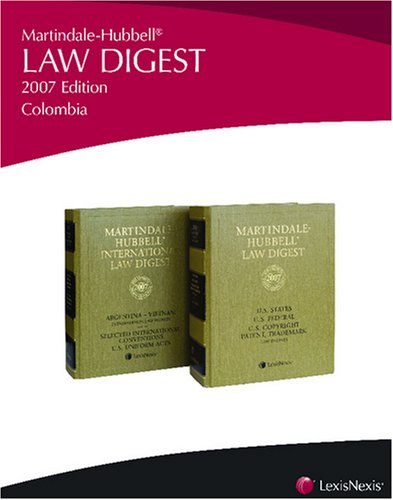 Martindale-Hubbell Law Digest: Colombia - Click to Buy