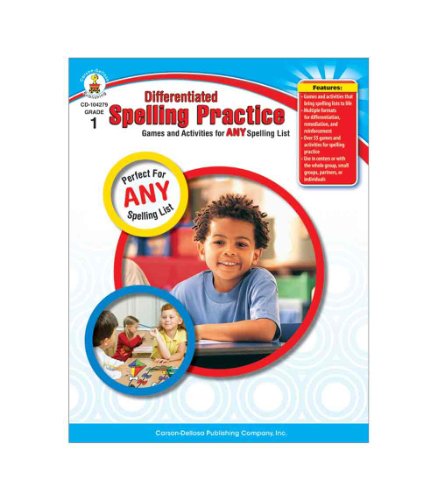 Differentiated Spelling Practice: Games and Activities for Any Spelling List, First Grade - Click to Buy