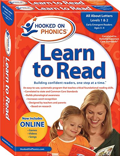 Hooked on Phonics Learn to Read - Levels 1&2 Complete: All About Letters (Early Emergent Readers | Pre-K | Ages 3-4) (Learn to Read Complete Sets)