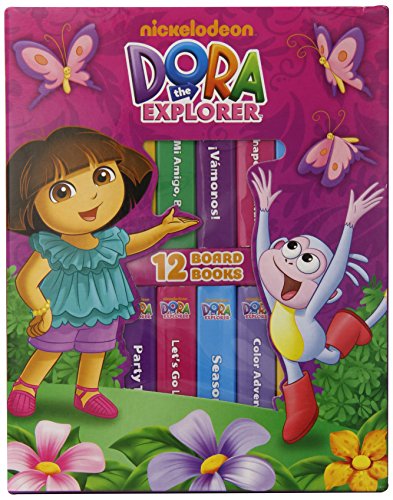 Dora the Explorer My First Library (English and Spanish Edition)