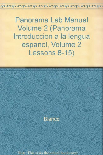 Title: Panorama Lab Manual Volume 2 (Panorama Introduccio - Click to Buy
