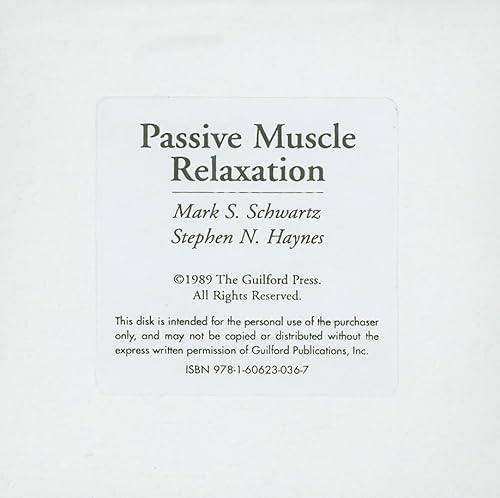 Passive Muscle Relaxation: A Program for Client Use - Click to Buy