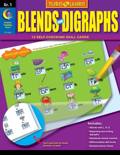 Blends and Digraphs, Turn & Learn Gr. 1 - Click to Buy