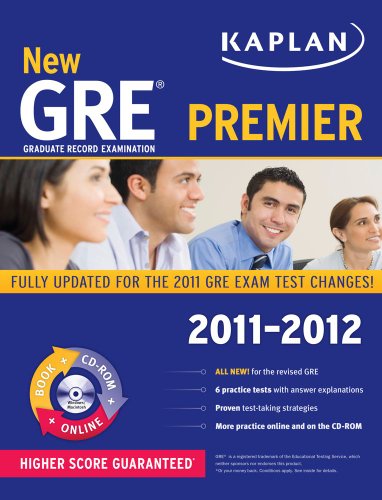 New GRE 2011-2012 Premier with CD-ROM (Kaplan GRE) - Click to Buy