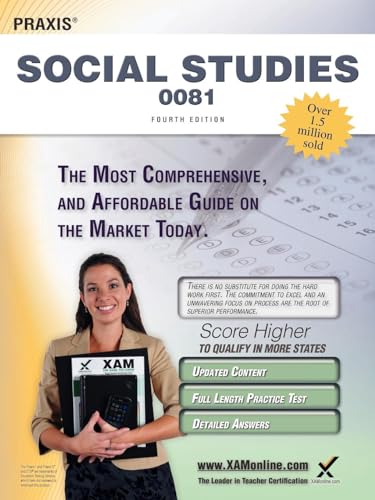 Praxis Social Studies 0081 Teacher Certification Study Guide Test Prep - Click to Buy