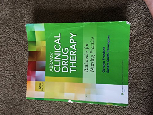 Abrams' Clinical Drug Therapy: Rationales for Nursing Practice - Click to Buy