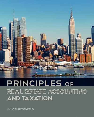 Principles of Real Estate Accounting and Taxation - Click to Buy