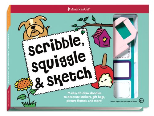 Scribble Squiggle Sketch: 75 easy-to-draw doodles to decorate stickers, gift bags, picture frames and more! - Click to Buy