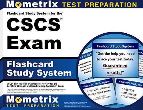 Flashcard Study System for the CSCS Exam: CSCS Test Practice Questions & Review for the Certified Strength and Conditioning Specialist Exam (Cards) - Click to Buy