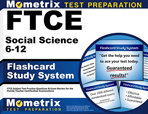 Ftce Social Science 6-12 Flashcard Study System: Ftce Subject Test Practice Questions & Exam Review for the Florida Teacher Certification Examinations - Click to Buy