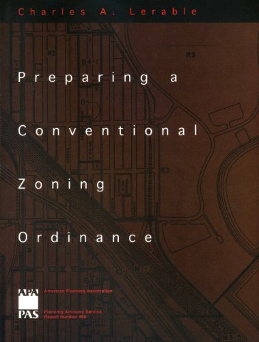 Preparing a Conventional Zoning Ordinance - Click to Buy