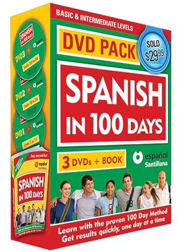 Spanish in 100 Days DVD PK / Spanish in 100 days DVD Pack - Click to Buy