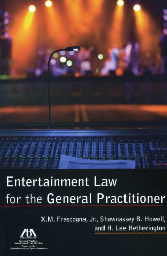 Entertainment Law for the General Practitioner - Click to Buy