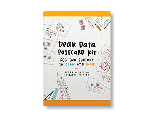 Dear Data Postcard Kit: For Two Friends to Draw and Share (DIY Data Visualization Postcard Kit) - Click to Buy