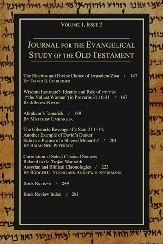 Journal for the Evangelical Study of the Old Testament - Click to Buy