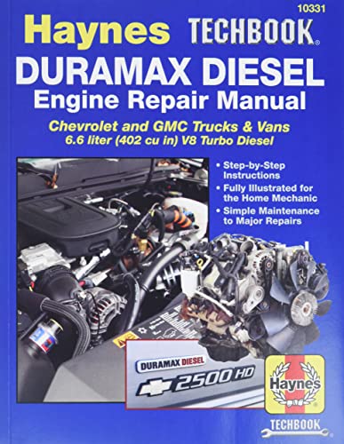 Manual Duramax Diesel Engine Repair for Gm Trucks 01-12