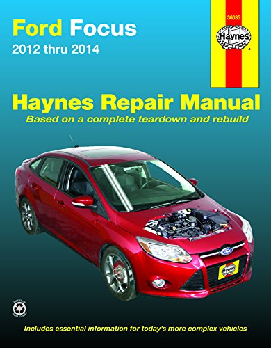 Haynes Ford Focus 2012 Thru 2014 Automotive Repair Manual: Does Not Include Information Specific to Focus Electric Models - Click to Buy