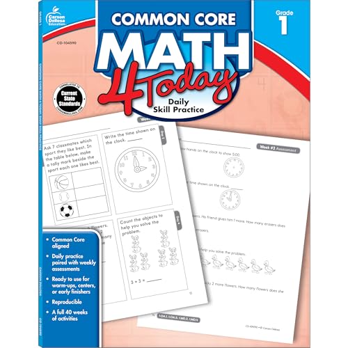 Common Core Math 4 Today, Grade 1: Daily Skill Practice - Click to Buy