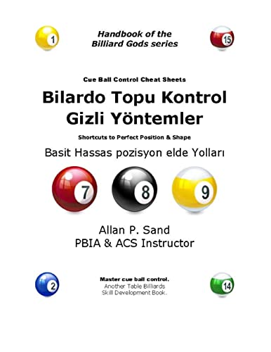 Cue Ball Control Cheat Sheets (Turkish): Easy Ways to Perfect Position - Click to Buy