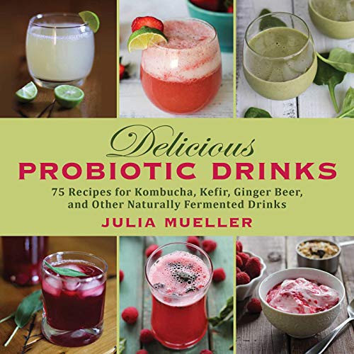 Delicious Probiotic Drinks: 75 Recipes for Kombucha, Kefir, Ginger Beer, and Other Naturally Fermented Drinks - Click to Buy