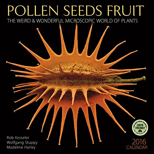 Pollen Seeds Fruit 2016 Wall Calendar: The Weird & Wonderful Microscopic World of Plants - Click to Buy