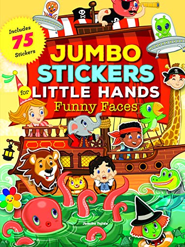 Jumbo Stickers for Little Hands: Funny Faces: Includes 75 Stickers - Click to Buy