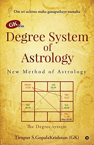 GK win Degree System of Astrology: New Method of Astrology - Click to Buy