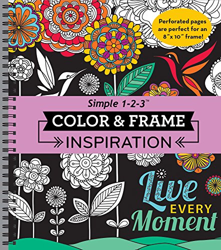 Color & Frame - Inspiration (Adult Coloring Book) - Click to Buy