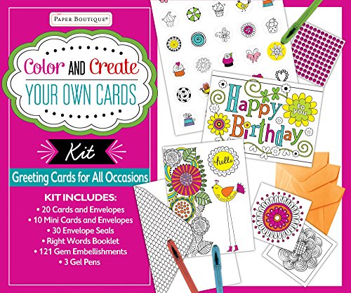 Color and Create Your Own Cards Boxed Kit: Greeting Cards for All Occasions - Click to Buy