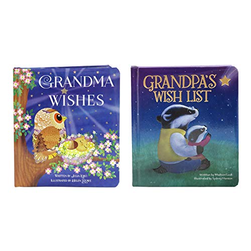 2 Pack Padded Board Books: Grandma Wishes and Grandpa's Wish List (Love You Always) - Click to Buy