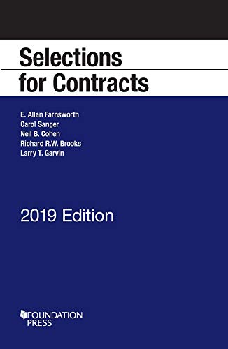 Selections for Contracts, 2019 Edition (Selected Statutes) - Click to Buy