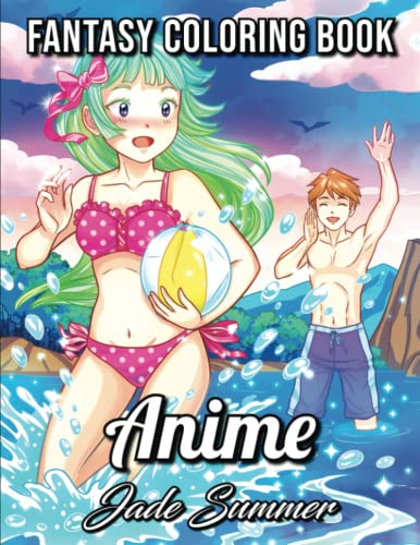 Anime Coloring Book: An Adult Coloring Book with Cute Kawaii Girls, Fun Japanese Cartoons, and Relaxing Manga Scenes - Click to Buy