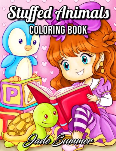 Stuffed Animals: An Adorable Coloring Book with Cute Animals, Playful Kids, and Fun Scenes for Relaxation (Cute Animal Coloring Books) - Click to Buy