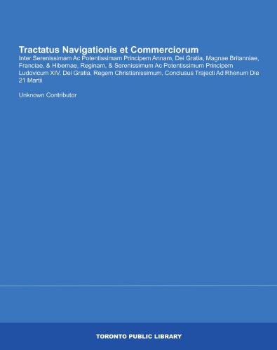Tractatus Navigationis et Commerciorum