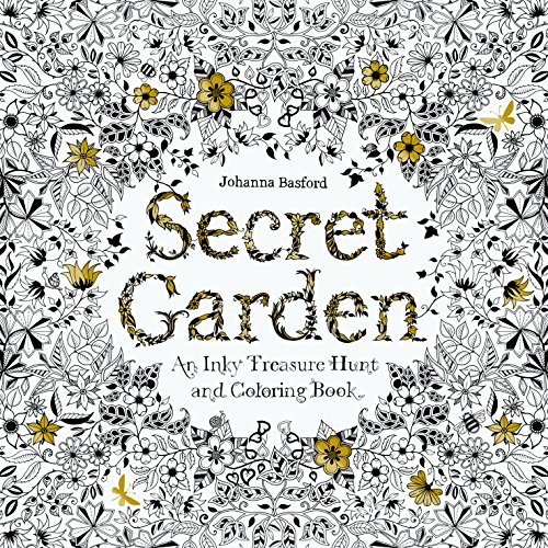 Secret Garden: An Inky Treasure Hunt and Coloring Book for Adults - Click to Buy