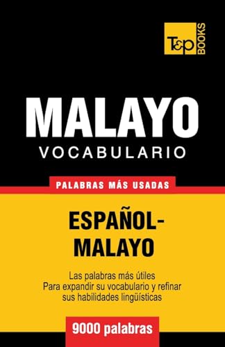 Vocabulario español-malayo - 9000 palabras más usadas - Click to Buy