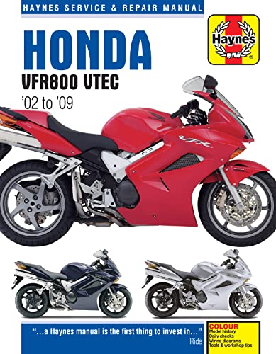 Honda VFR800 VTEC '02 to '09 (Haynes Service & Repair Manual)