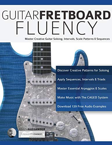 Guitar Fretboard Fluency: Master Creative Guitar Soloing, Intervals, Scale Patterns and Sequences - Click to Buy