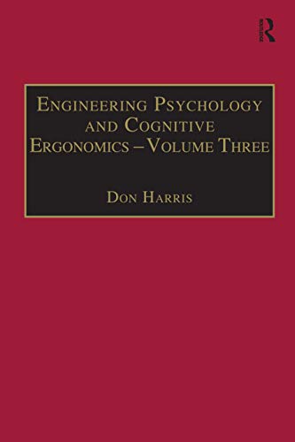 Engineering Psychology and Cognitive Ergonomics: Transportation Systems, Medical Ergonomics and Training (3)