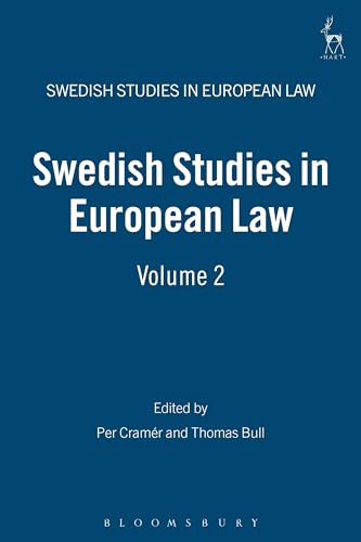 Swedish Studies in European Law - Click to Buy