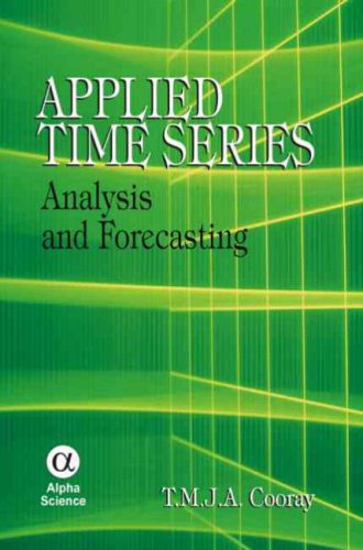 Applied Time Series: Analysis and Forecasting