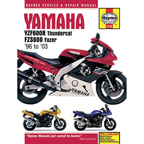 Yamaha YZF600R Thundercat FZS600 Fazer: 96 to '03 (Haynes Service & Repair Manual) - Click to Buy