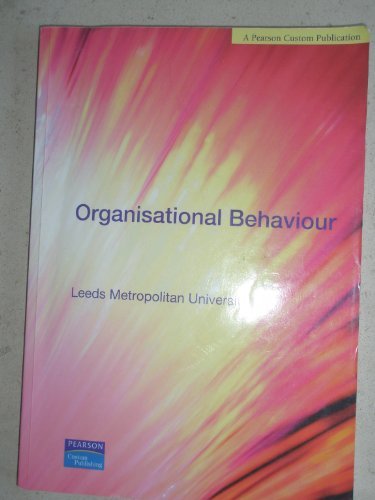Organisational Behaviour - Click to Buy