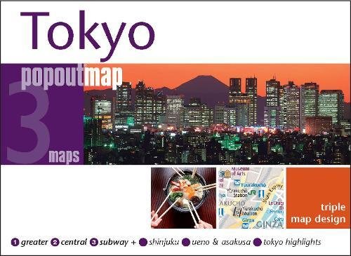 Tokyo Triple PopOut Map (PopOut Maps) - Click to Buy