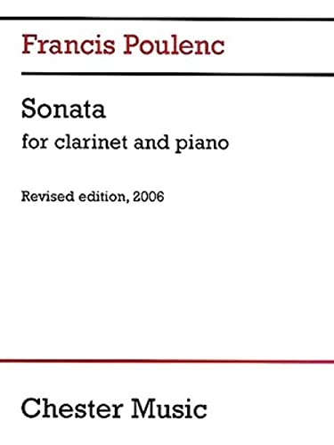 Sonata for Clarinet and Piano: Revised Edition, 2006 - Click to Buy