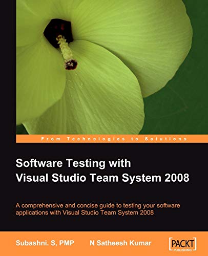 Software Testing with Visual Studio Team System 2008 - Click to Buy